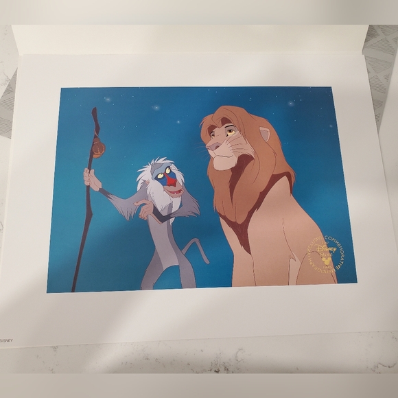 Lion King Exclusive Commemorative Lithograph - Picture 4 of 4